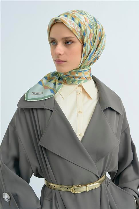 Armine  Saf İpek Twill Eşarp 9542D 50
