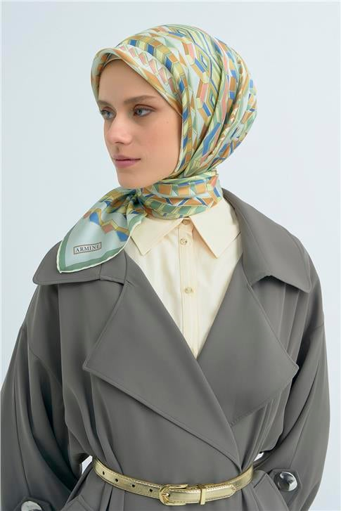 Armine  Saf İpek Twill Eşarp 9542D 50