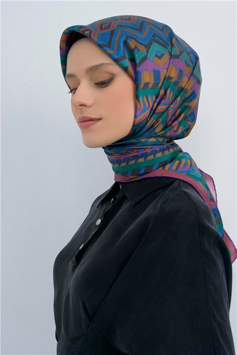 Armine  Saf İpek Twill Eşarp 9542D 87