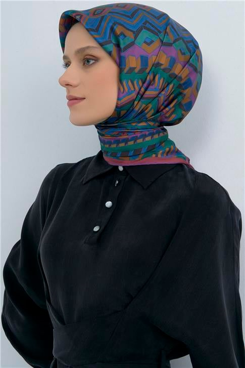 Armine  Saf İpek Twill Eşarp 9542D 87