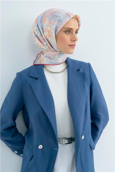 Armine  Saf İpek Twill Eşarp 9545D 04