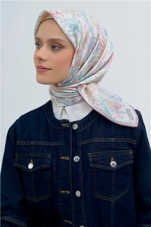 Armine  Saf İpek Twill Eşarp 9545D 51