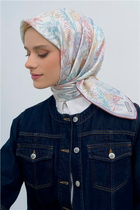 Armine  Saf İpek Twill Eşarp 9545D 51