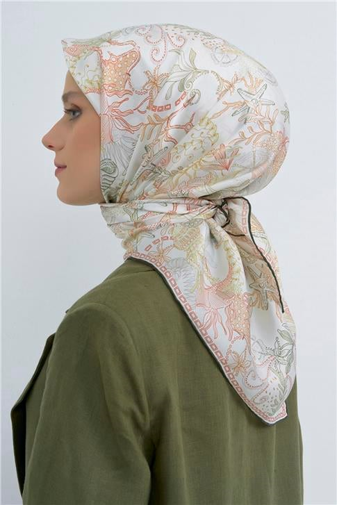 Armine  Saf İpek Twill Eşarp 9545D 52
