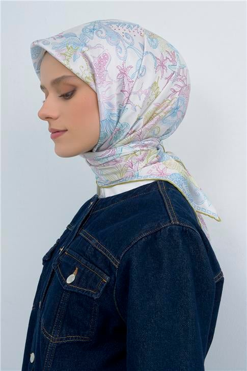Armine  Saf İpek Twill Eşarp 9545D 53