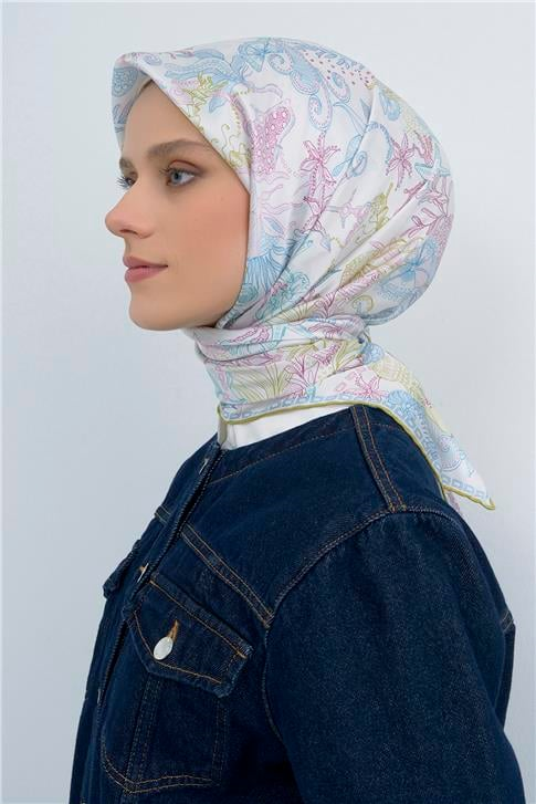 Armine  Saf İpek Twill Eşarp 9545D 53