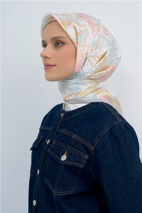 Armine  Saf İpek Twill Eşarp 9545D 81