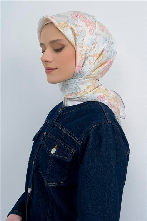 Armine  Saf İpek Twill Eşarp 9545D 81
