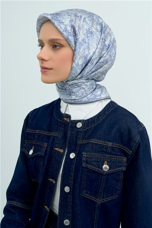 Armine  Saf İpek Twill Eşarp 9546D 34