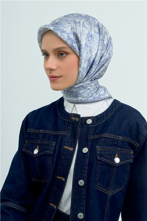 Armine  Saf İpek Twill Eşarp 9546D 34