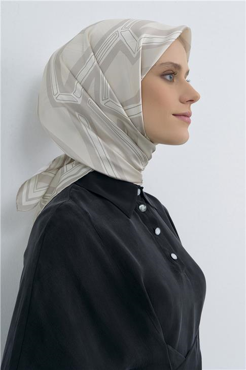 Armine  Saf İpek Twill Eşarp 9547D 01