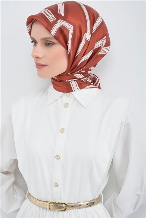 Armine  Saf İpek Twill Eşarp 9547D 04