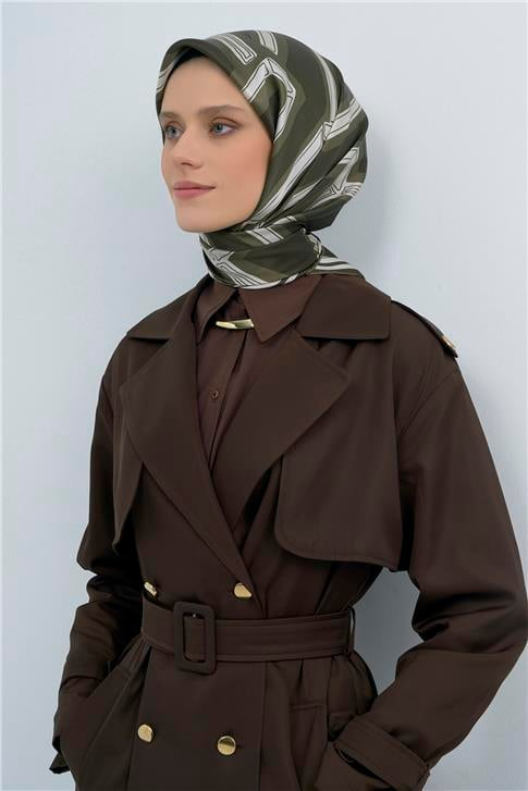 Armine  Saf İpek Twill Eşarp 9547D 82