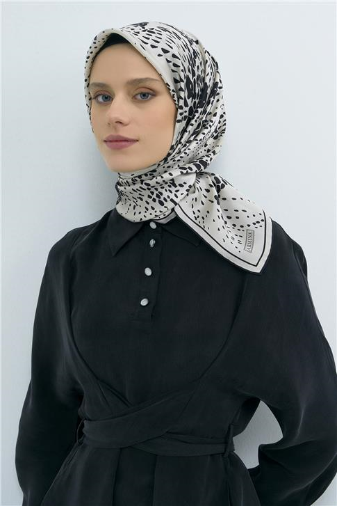 Armine  Saf İpek Twill Eşarp 9552D 81