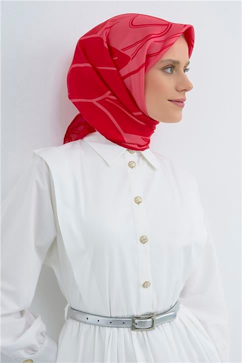 Armine  Saf İpek Twill Eşarp 9553D 81