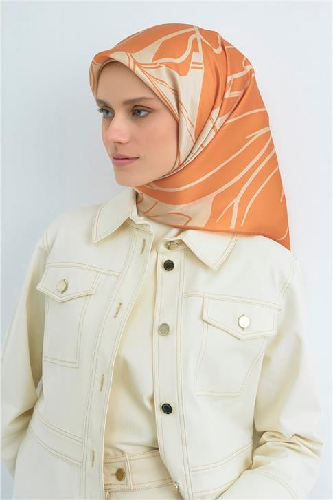Armine  Saf İpek Twill Eşarp 9553D 85