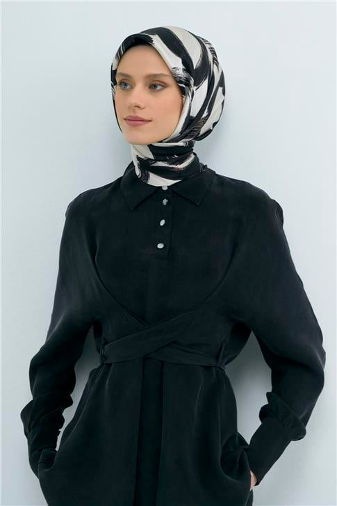 Armine  Saf İpek Twill Eşarp 9555D 01