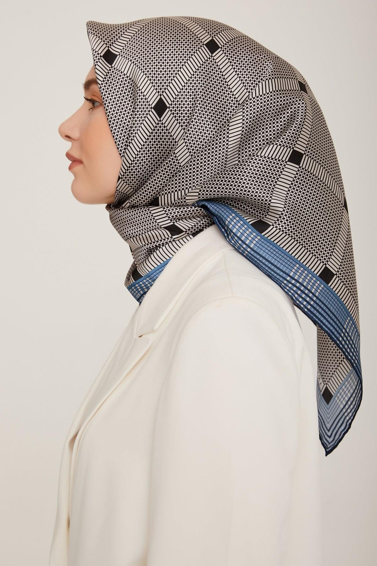Armine 2022-23 Sonbahar Kış Sezonu Sura İpek Eşarp 8838D01 34