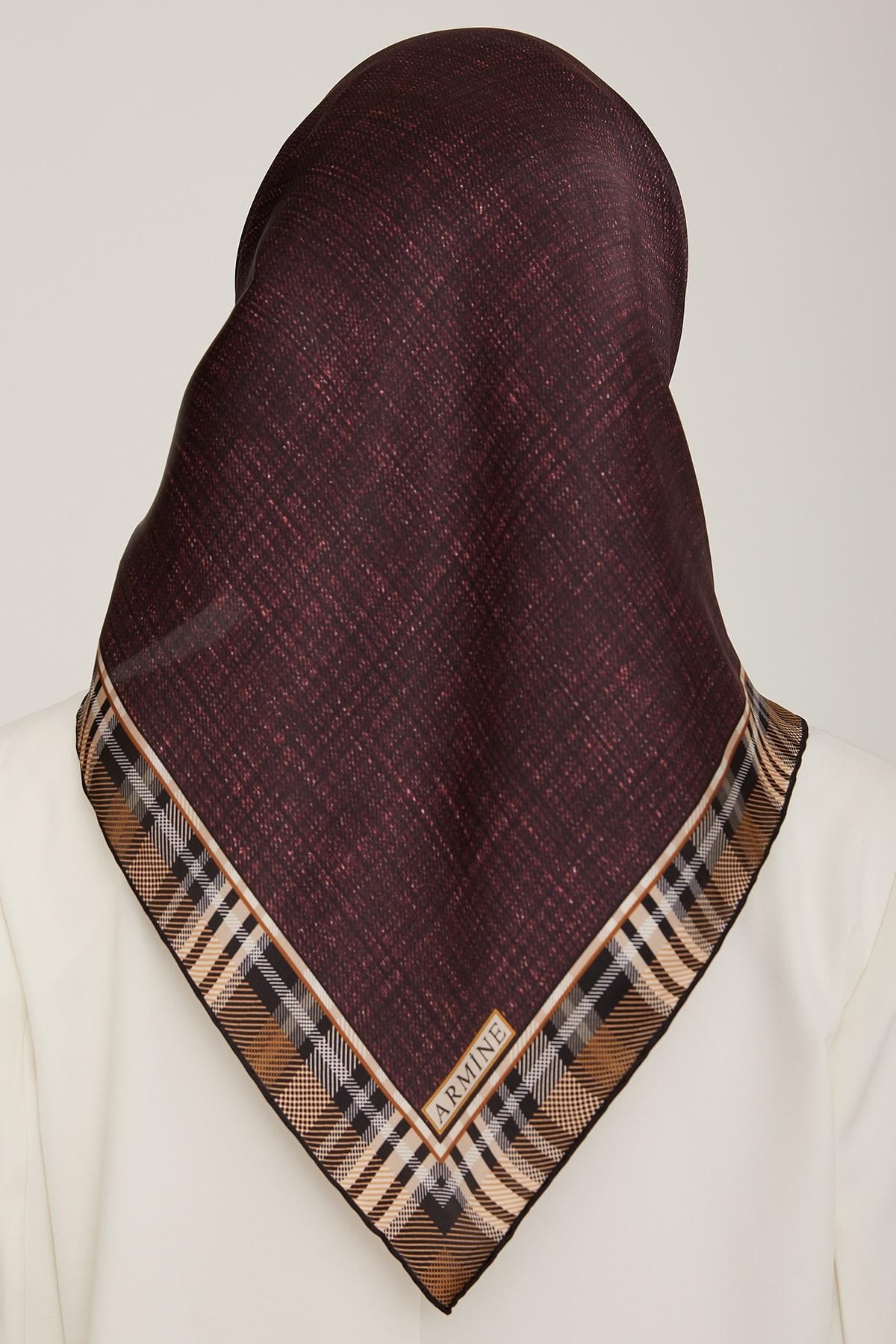 Armine 2022-23 Sonbahar Kış Sezonu Twill İpek Eşarp 8803D02 01