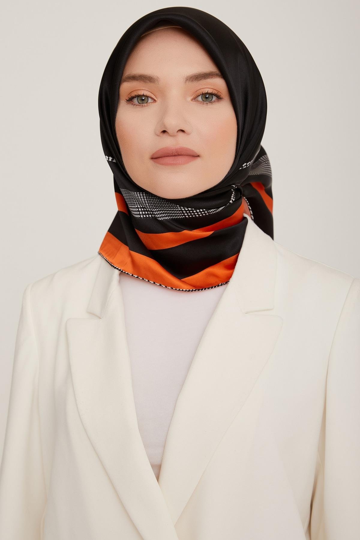 Armine 2022-23 Sonbahar Kış Sezonu Twill İpek Eşarp 8811D02 54