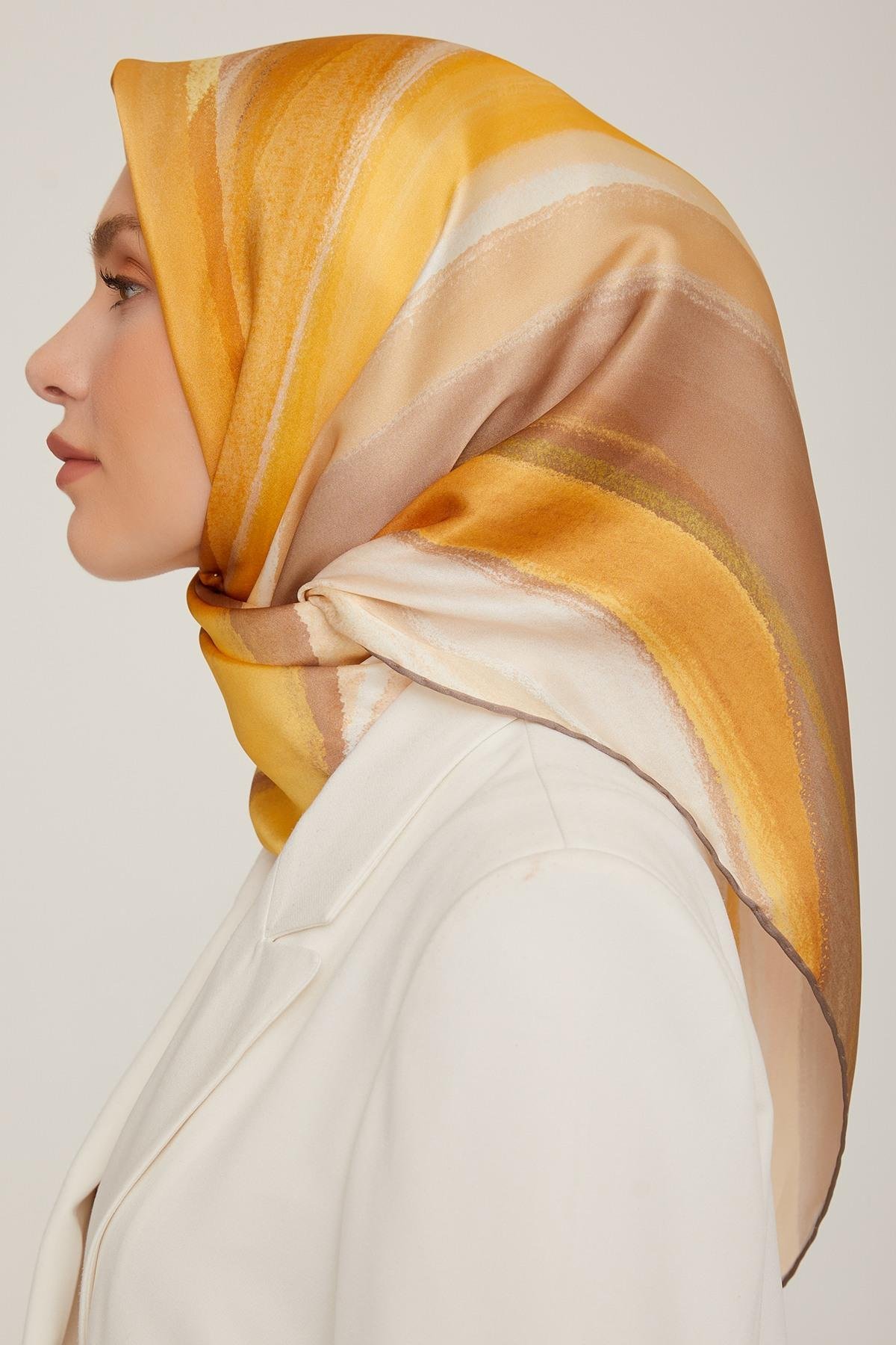 Armine 2022-23 Sonbahar Kış Sezonu Twill İpek Eşarp 8826D02 07