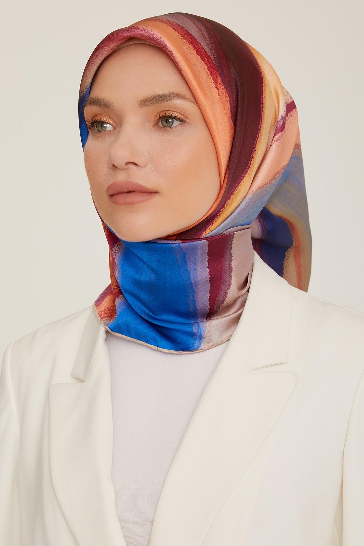 Armine 2022-23 Sonbahar Kış Sezonu Twill İpek Eşarp 8826D02 02