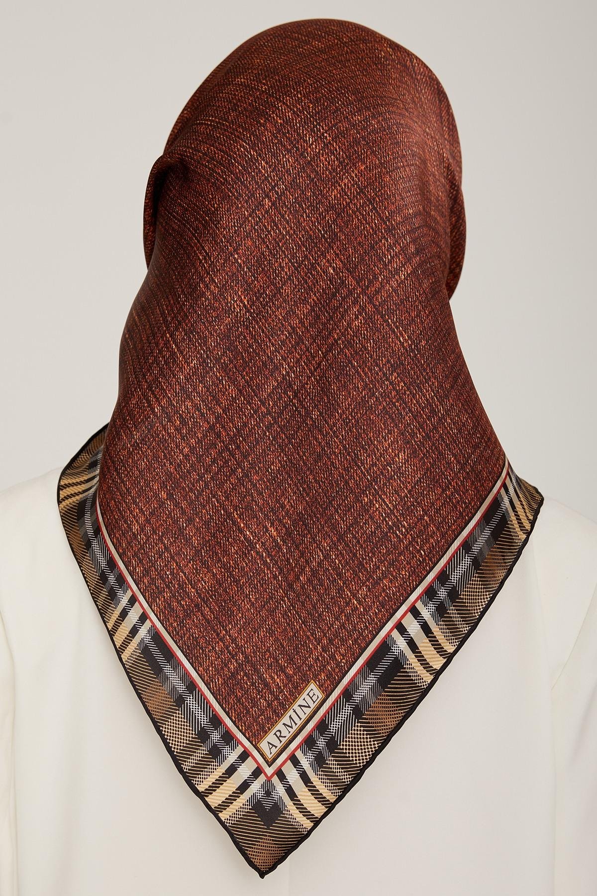 Armine 2022-23 Sonbahar Kış Sezonu Twill İpek Eşarp 8803D02 09