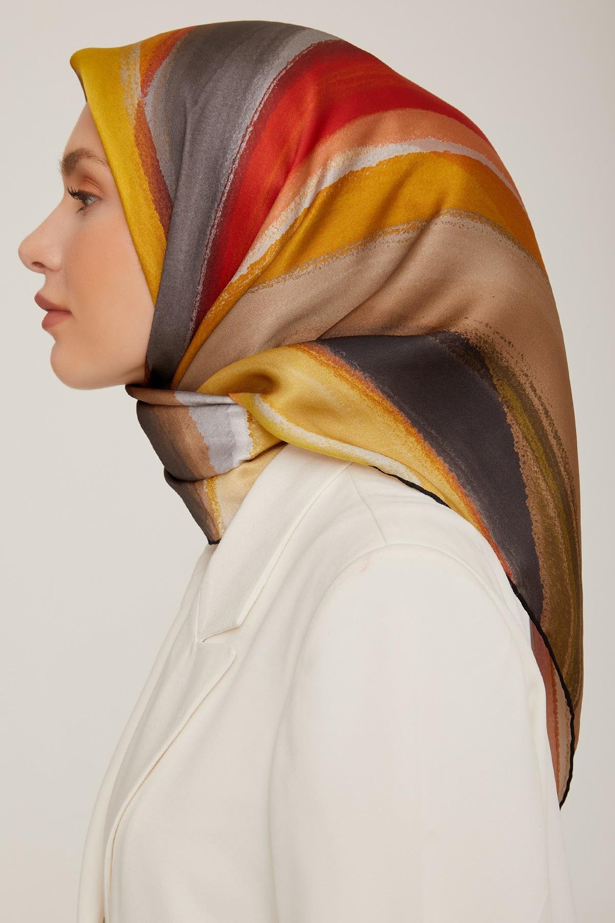 Armine 2022-23 Sonbahar Kış Sezonu Twill İpek Eşarp 8826D02 37