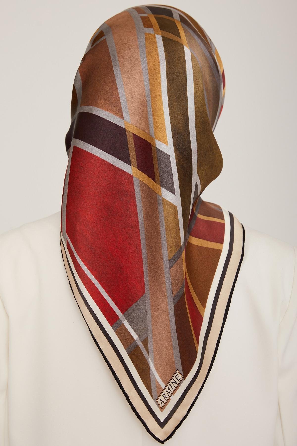 Armine 2022-23 Sonbahar Kış Sezonu Twill İpek Eşarp 8843D02 37