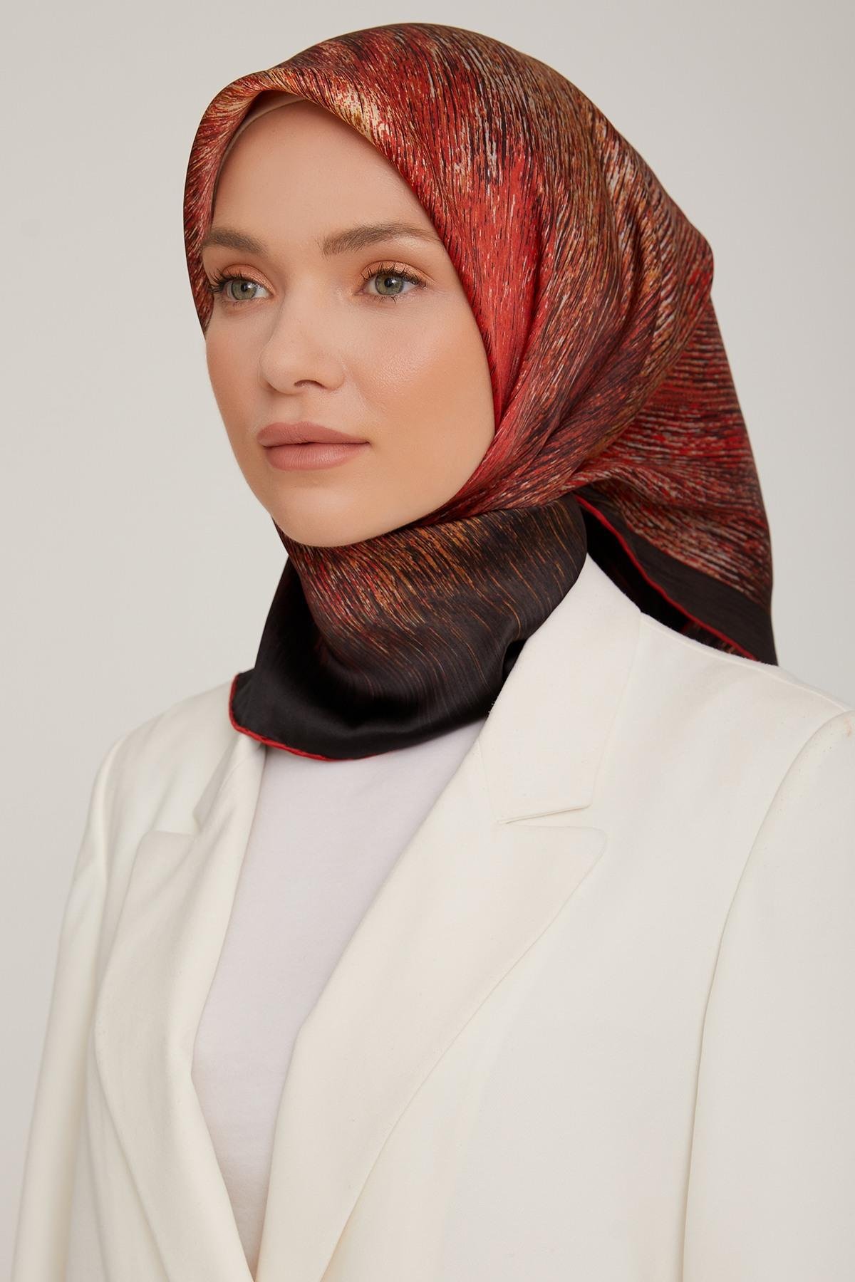 Armine 2022-23 Sonbahar Kış Sezonu Twill İpek Eşarp 8805D02 03