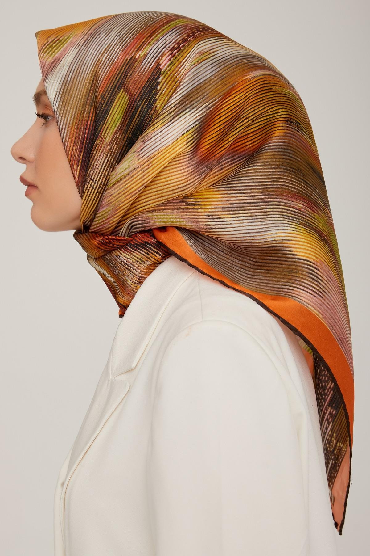Armine 2022-23 Sonbahar Kış Sezonu Twill İpek Eşarp 8823D02 32