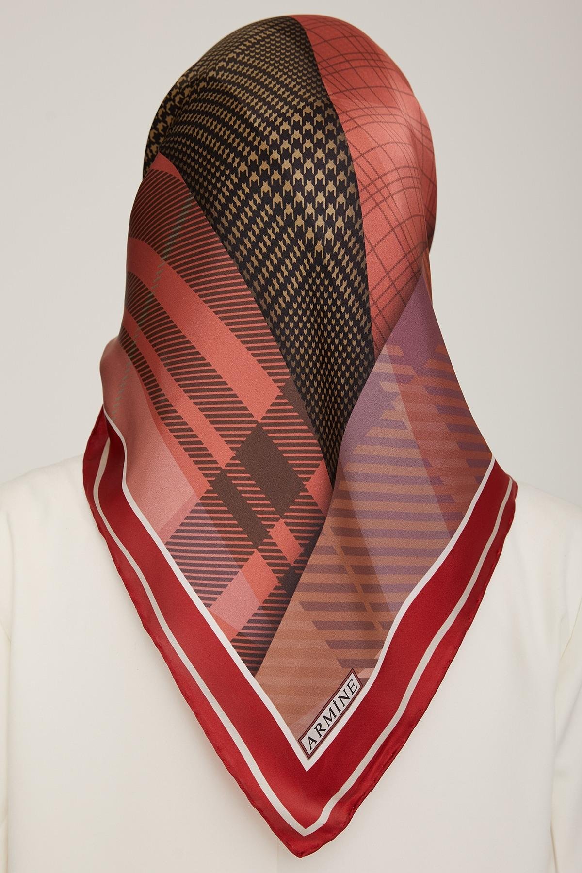 Armine 2022-23 Sonbahar Kış Sezonu Twill İpek Eşarp 8819D02 52