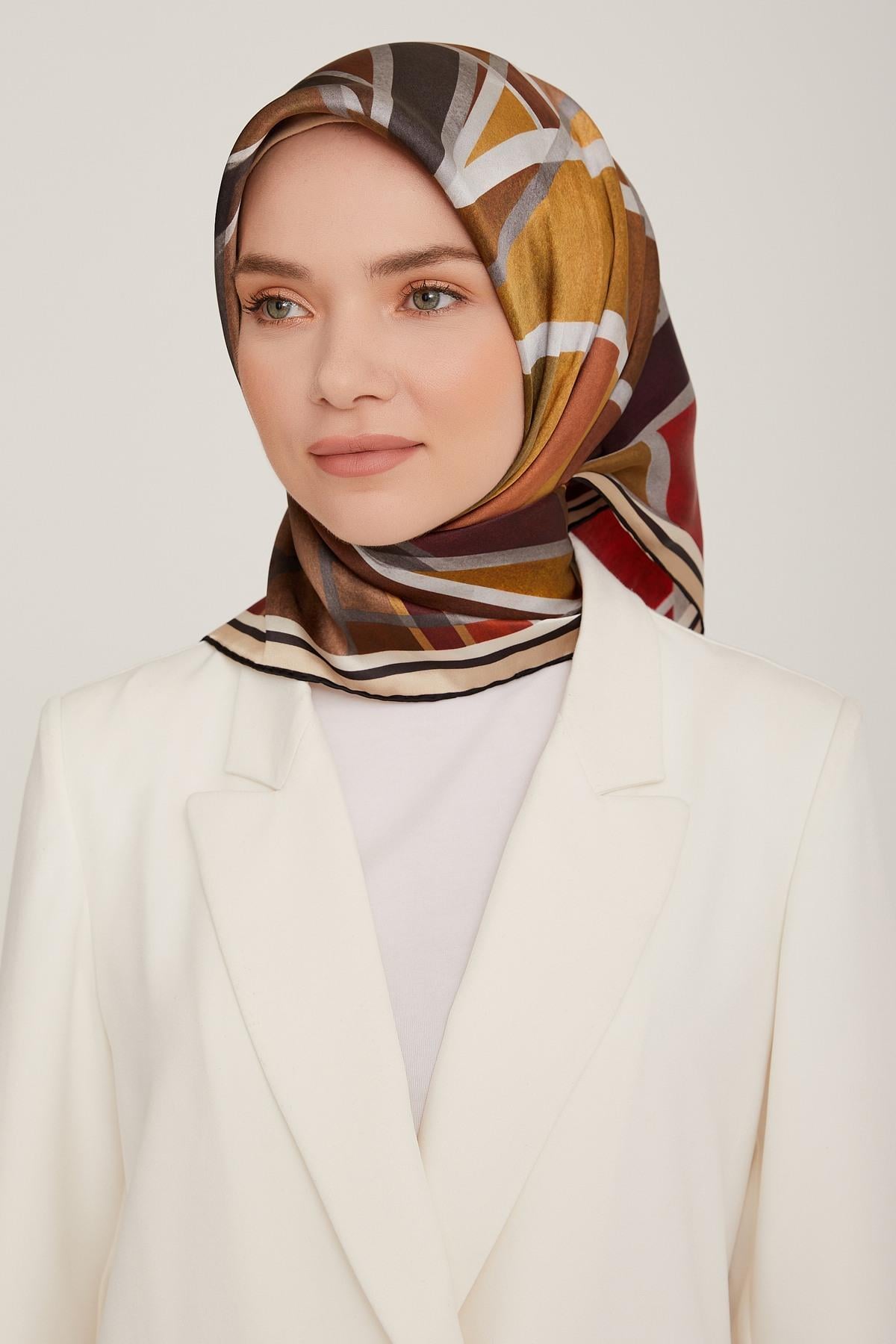 Armine 2022-23 Sonbahar Kış Sezonu Twill İpek Eşarp 8843D02 37