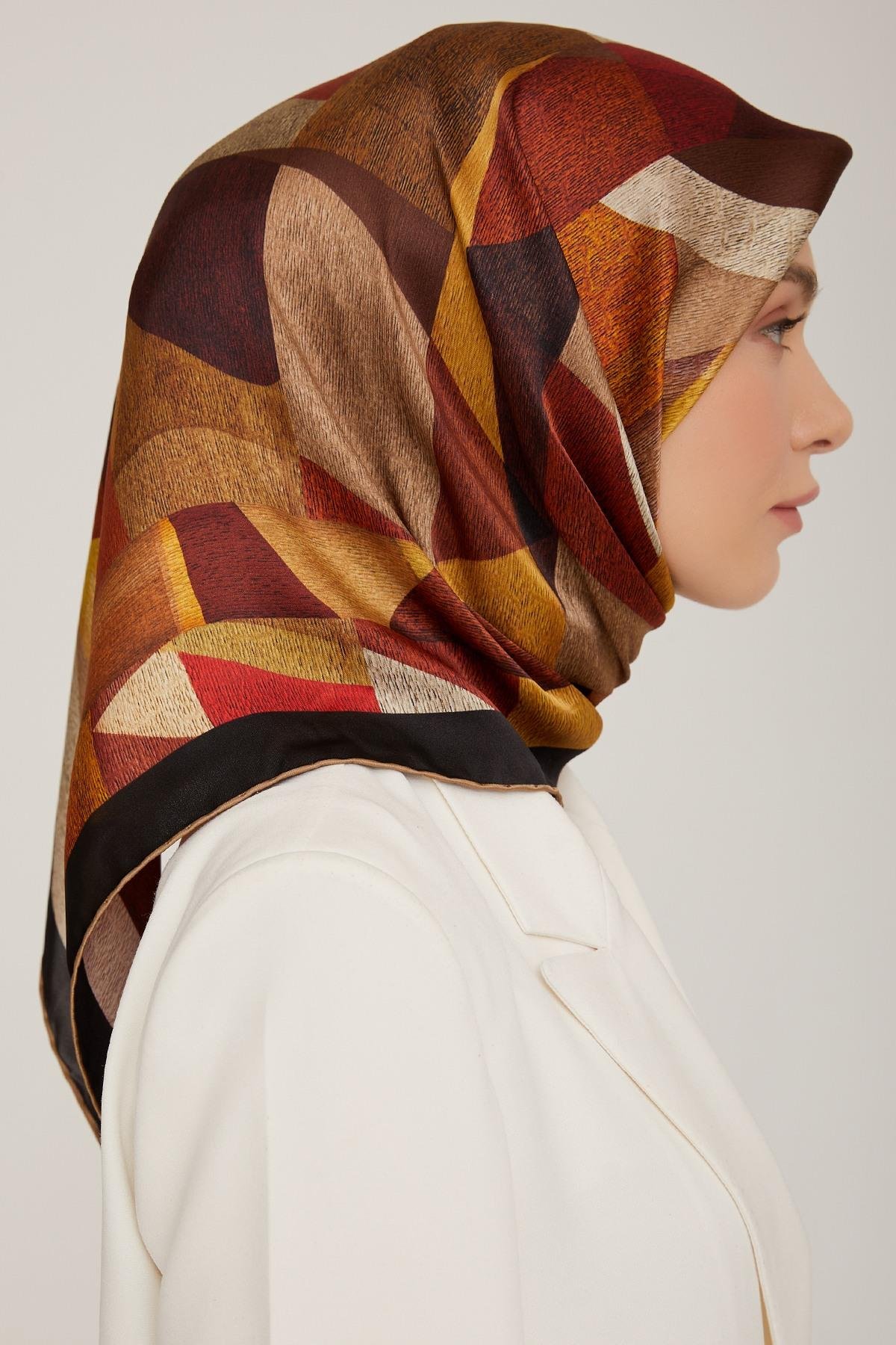 Armine 2022-23 Sonbahar Kış Sezonu Twill İpek Eşarp 8848D02 32