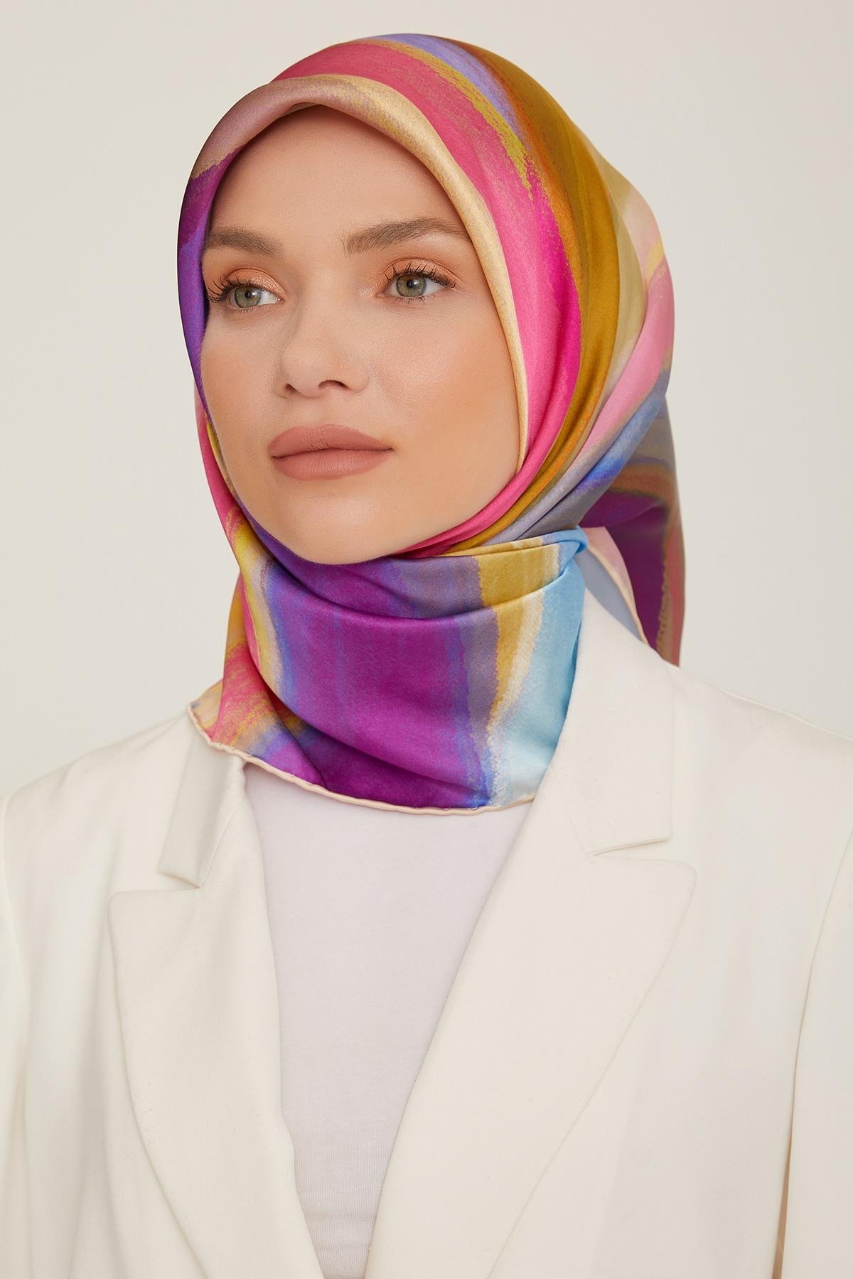 Armine 2022-23 Sonbahar Kış Sezonu Twill İpek Eşarp 8826D02 01