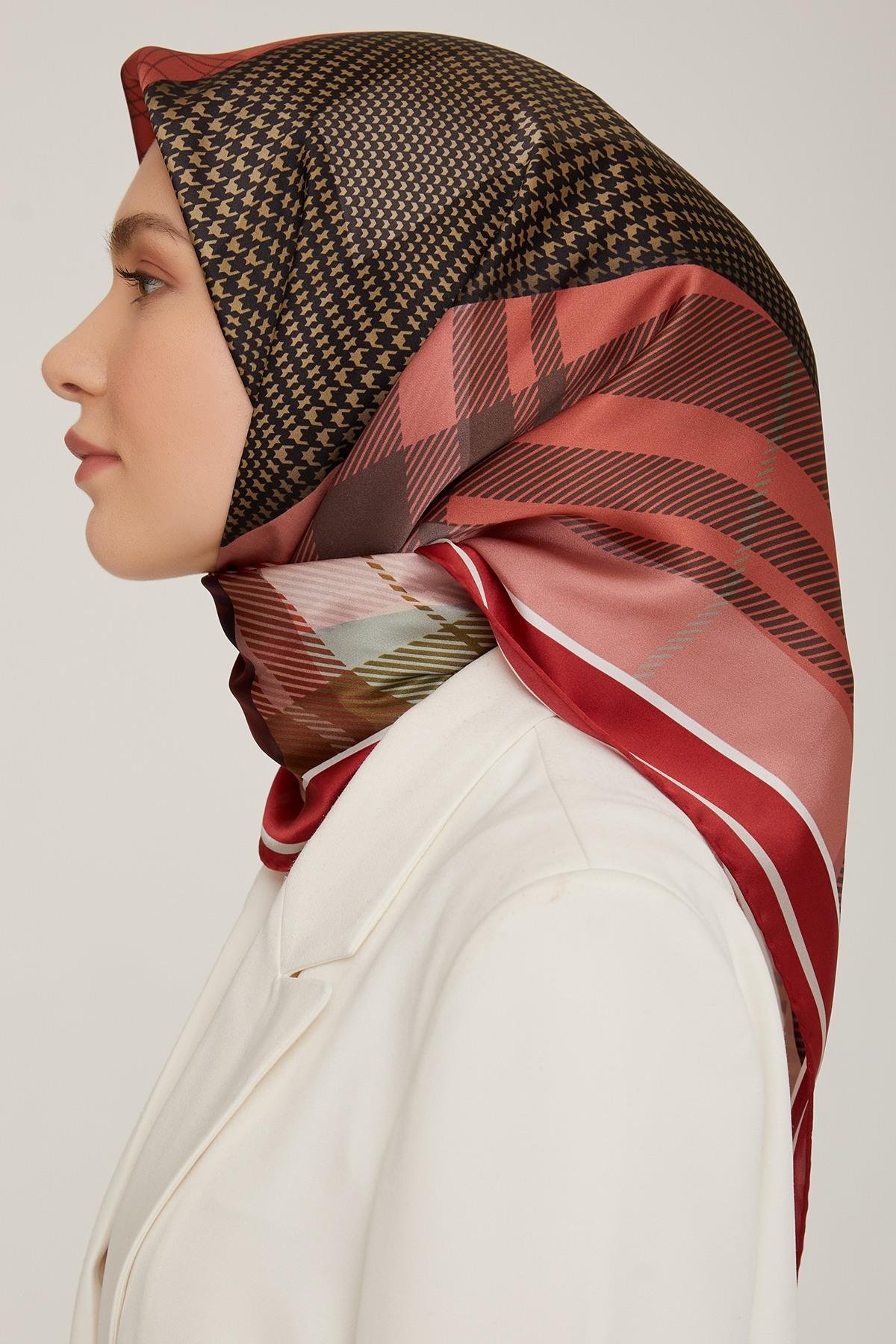 Armine 2022-23 Sonbahar Kış Sezonu Twill İpek Eşarp 8819D02 52