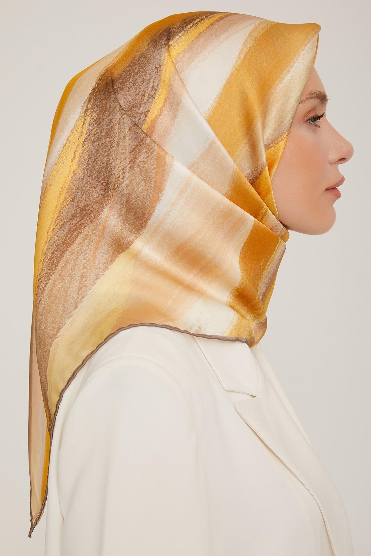 Armine 2022-23 Sonbahar Kış Sezonu Twill İpek Eşarp 8826D02 07