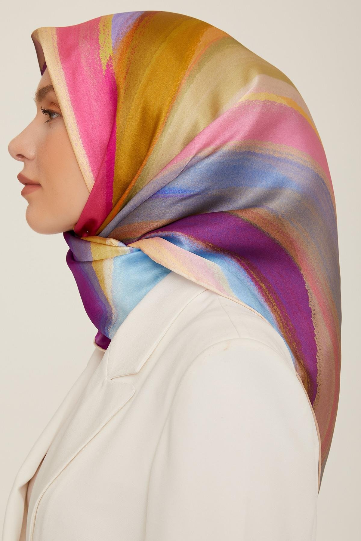 Armine 2022-23 Sonbahar Kış Sezonu Twill İpek Eşarp 8826D02 01