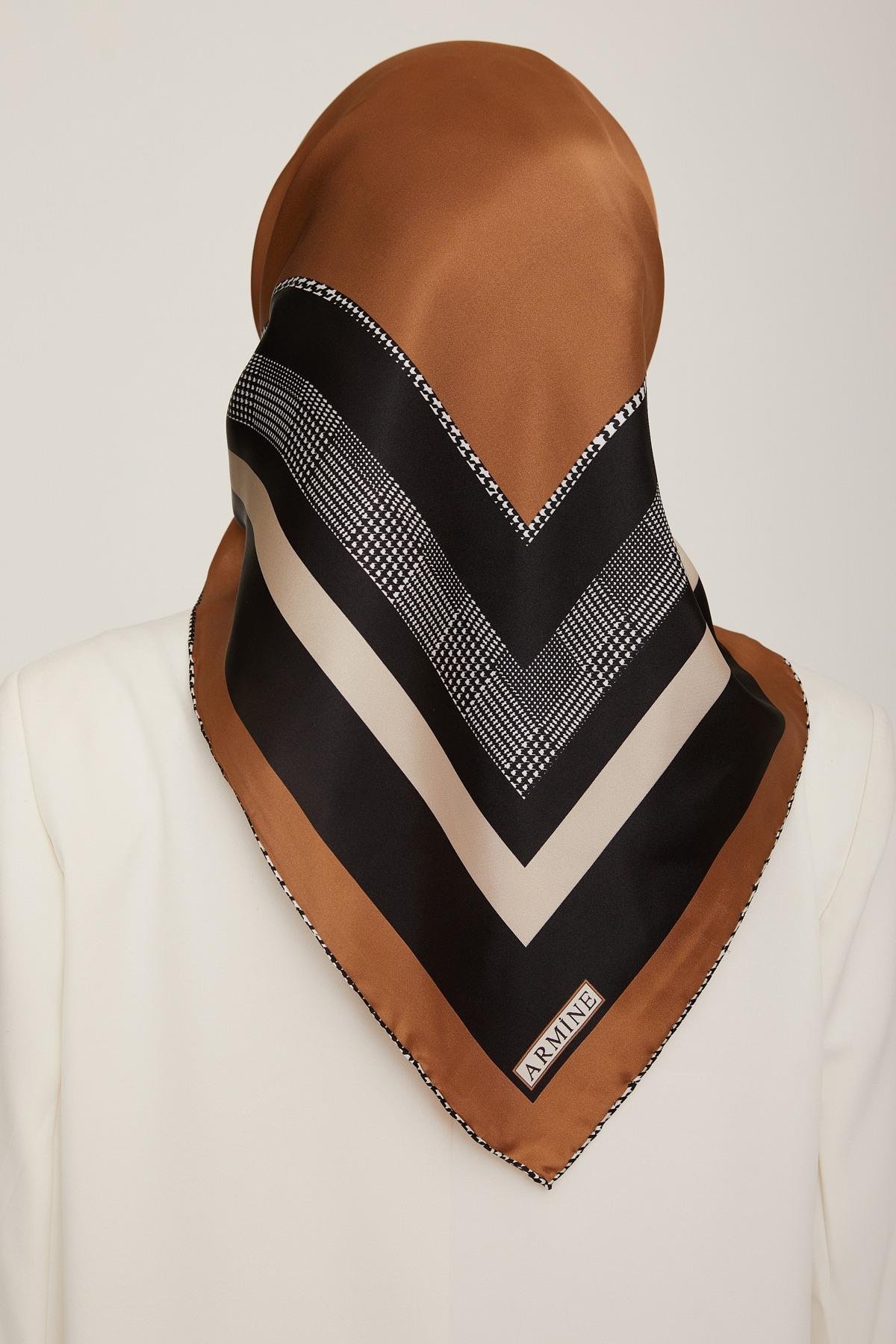 Armine 2022-23 Sonbahar Kış Sezonu Twill İpek Eşarp 8811D02 37
