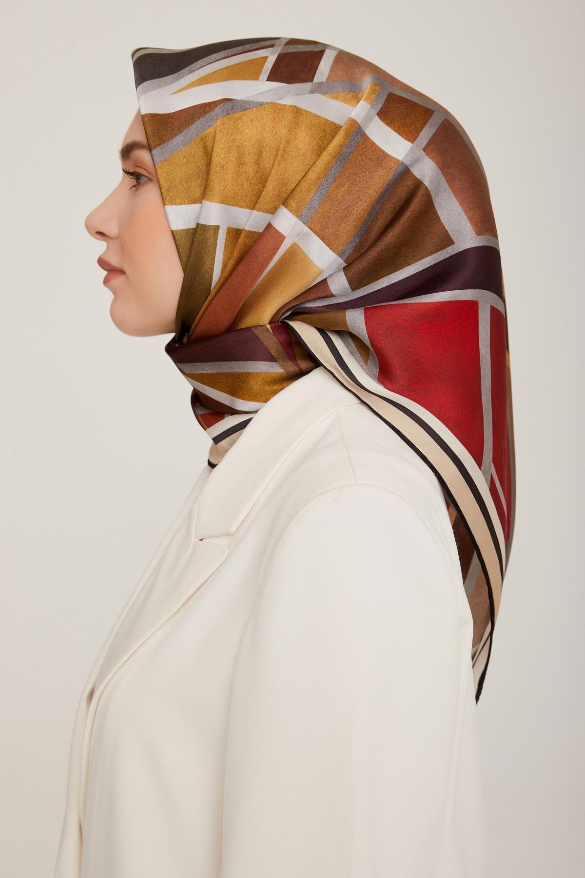 Armine 2022-23 Sonbahar Kış Sezonu Twill İpek Eşarp 8843D02 37