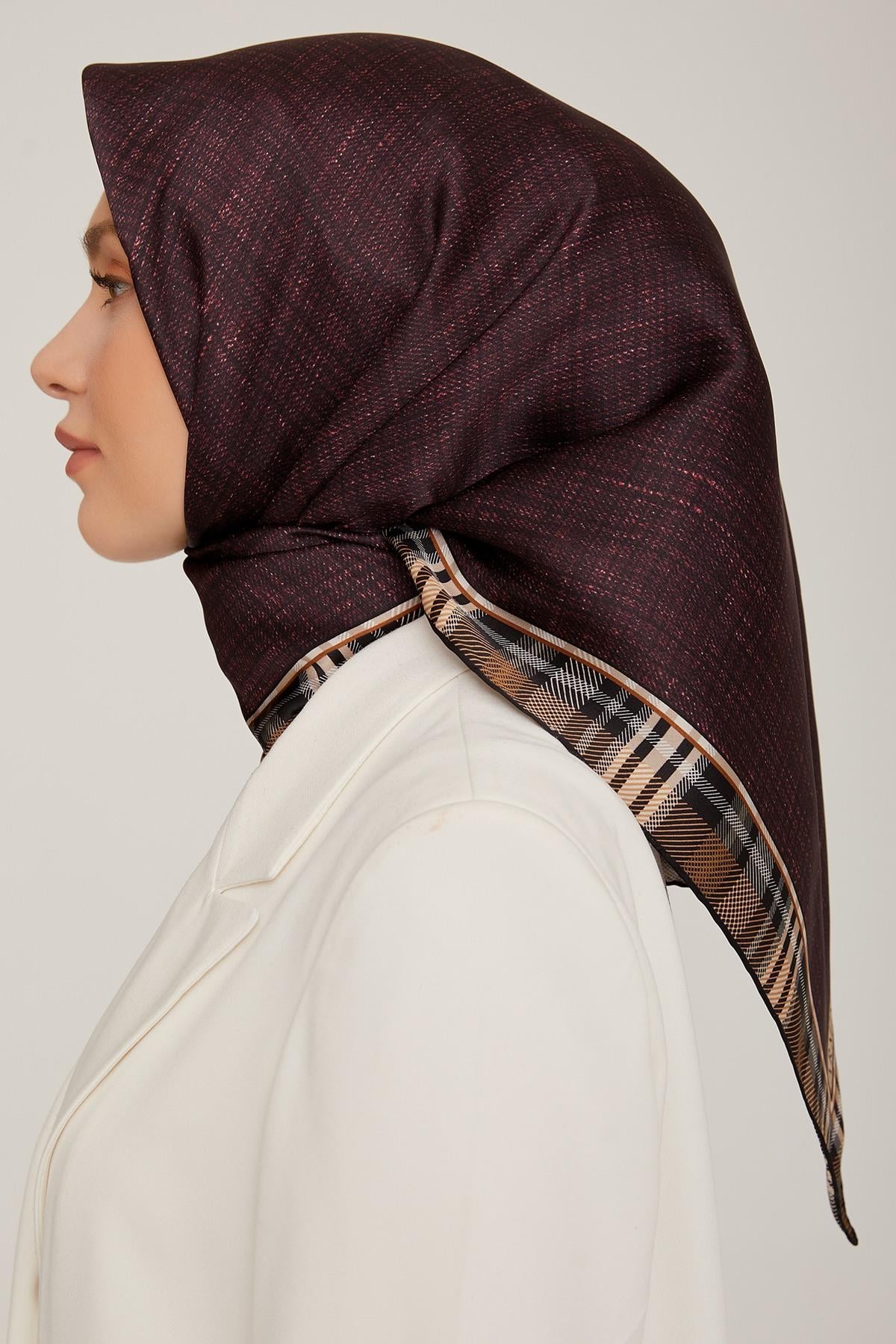 Armine 2022-23 Sonbahar Kış Sezonu Twill İpek Eşarp 8803D02 01