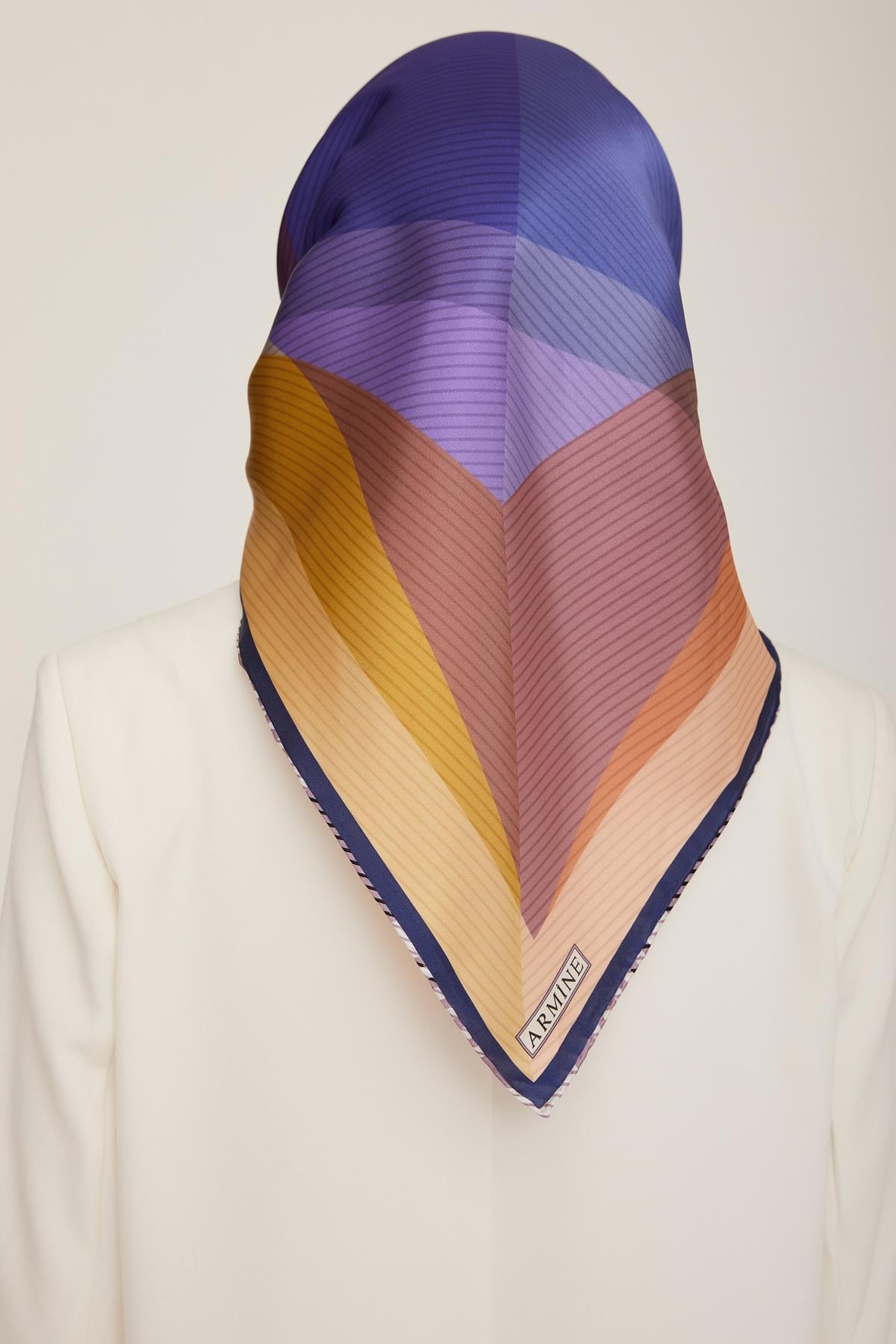Armine 2022-23 Sonbahar Kış Sezonu Twill İpek Eşarp 8836D02 35
