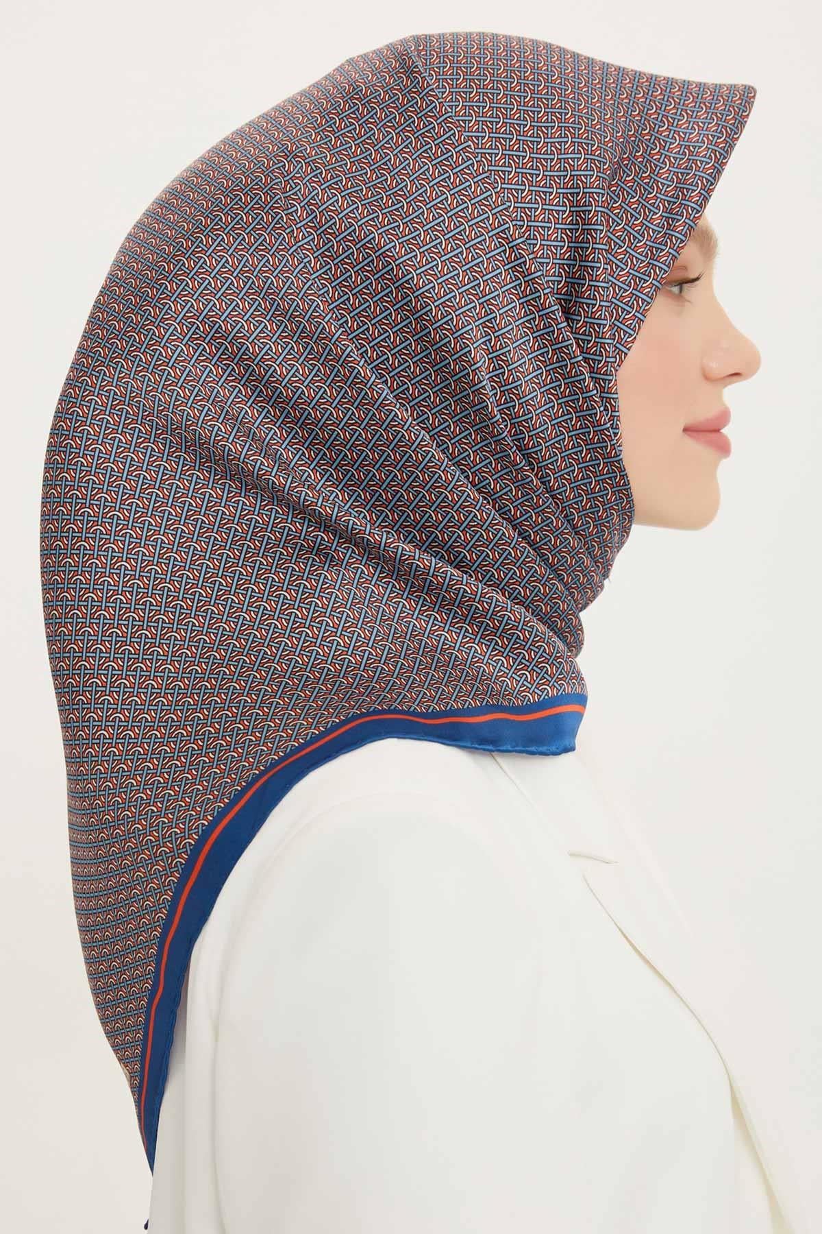 Armine 2022 İlkbahar Yaz Sezonu Twill İpek Eşarp Modelleri 8733D-33