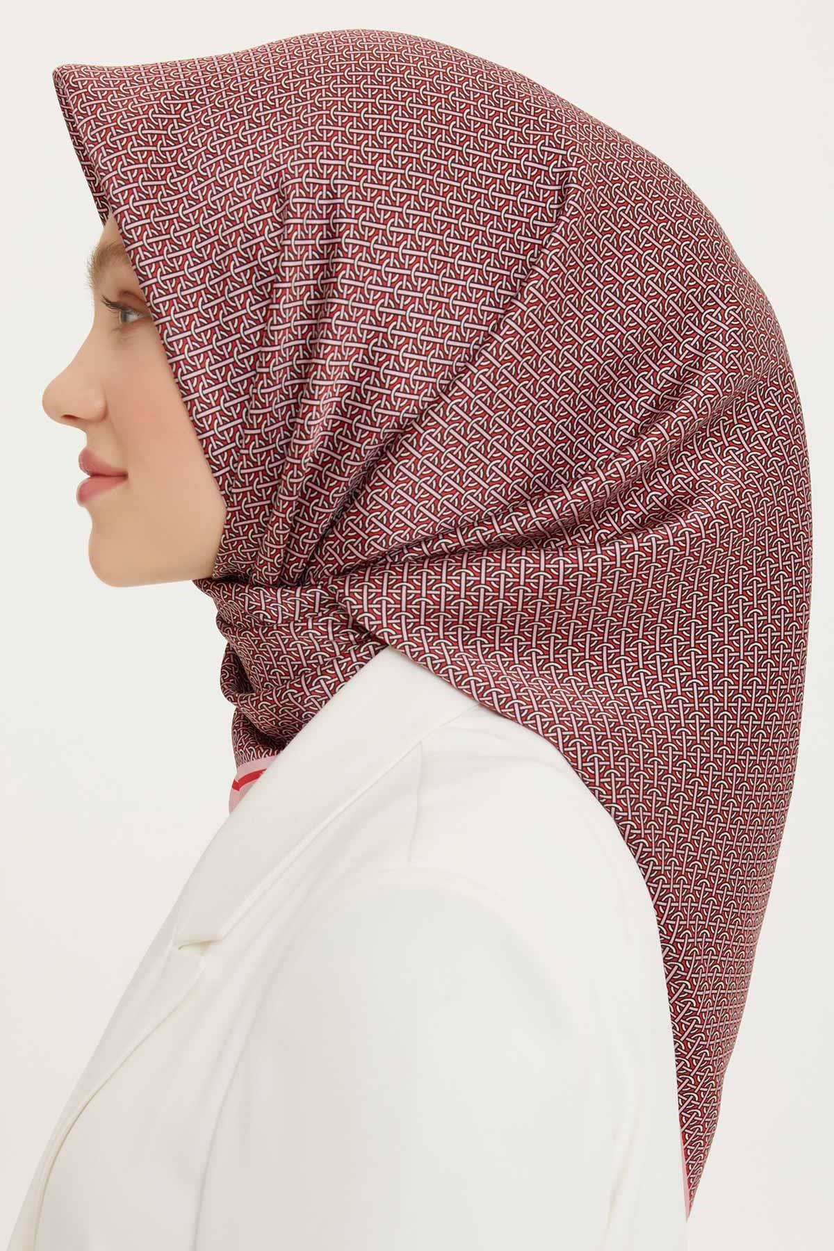 Armine 2022 İlkbahar Yaz Sezonu Twill İpek Eşarp Modelleri 8733D-31