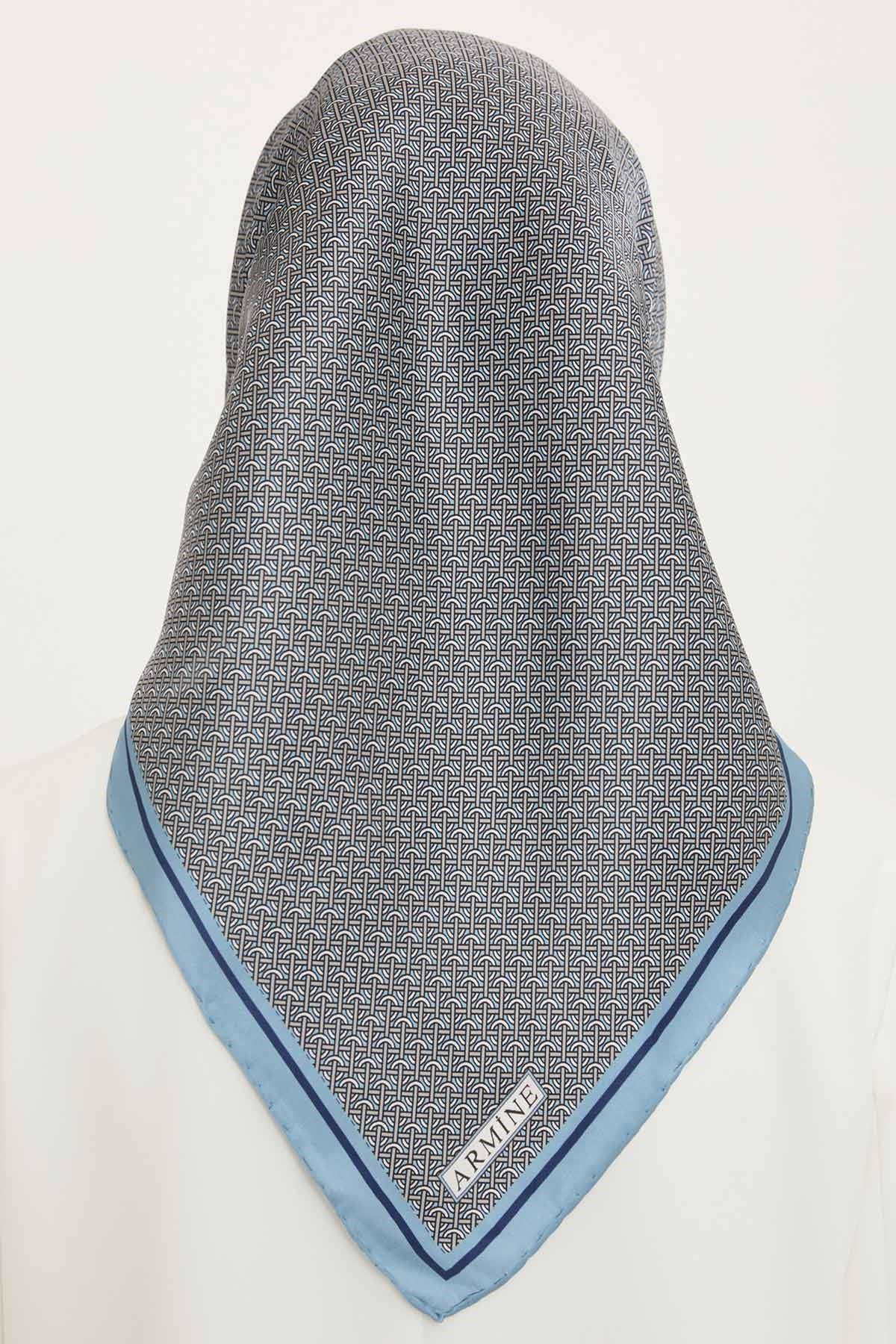Armine 2022 İlkbahar Yaz Sezonu Twill İpek Eşarp Modelleri 8733D-38