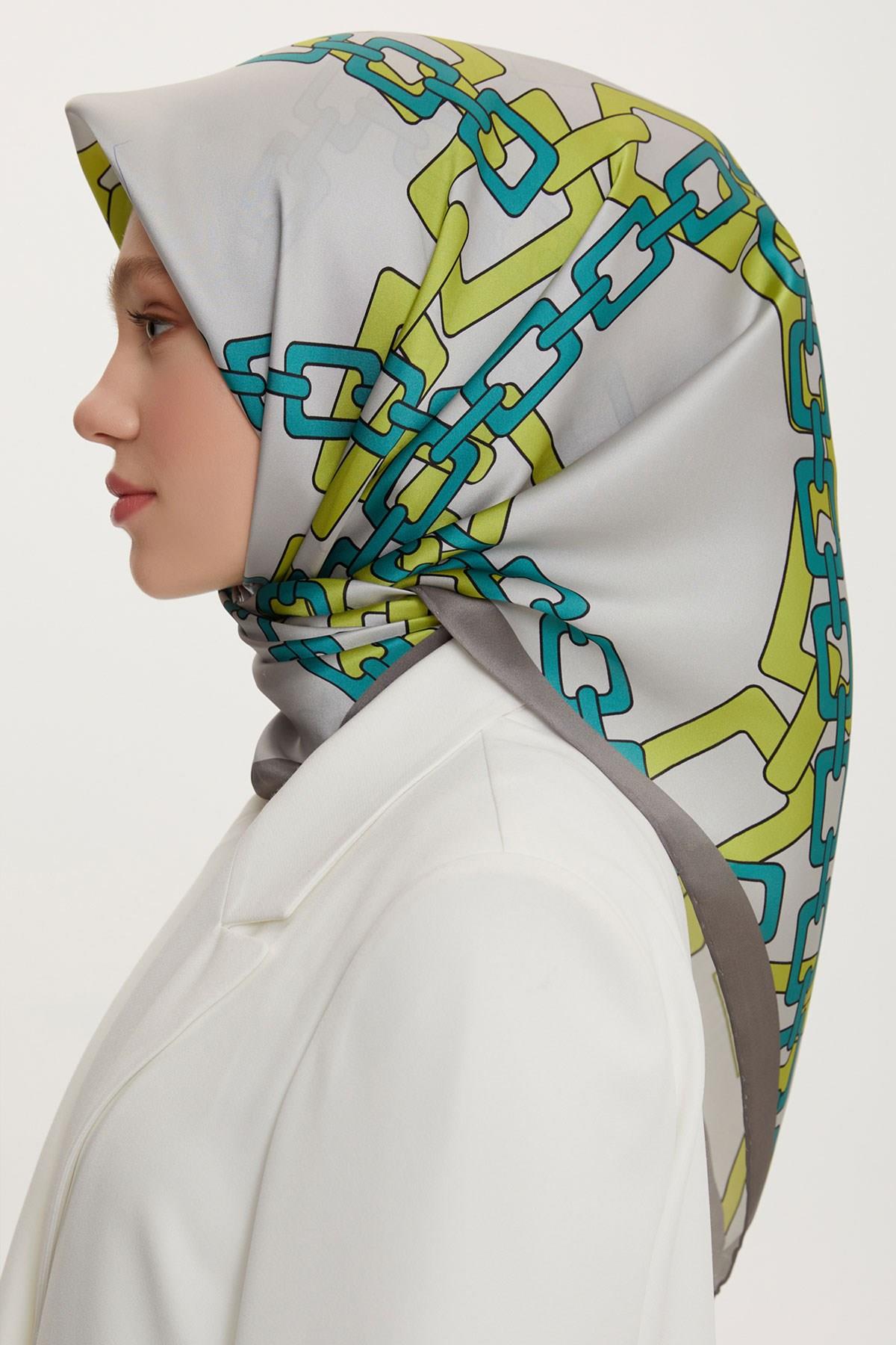 Armine 2022 İlkbahar Yaz Sezonu Twill İpek Eşarp Modelleri 8736D-05