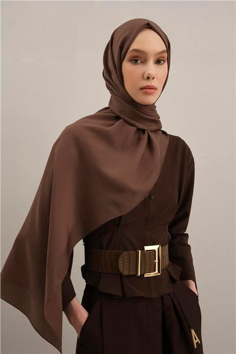 Armine Bordürlü Lyocell Şal 11