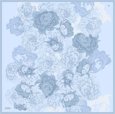 Armine Çiçek Desenli Saf İpek Sura Eşarp 9330D 81