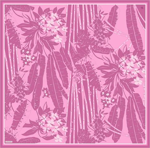 Armine Çiçek Desenli Saf İpek Sura Eşarp 9353D 36