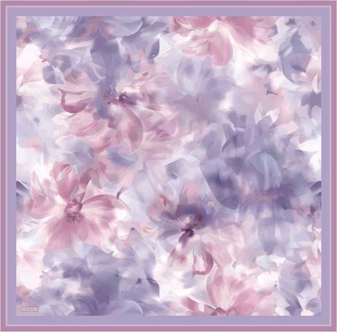 Armine Çiçek Desenli Saf İpek Twill Eşarp 9310D 51